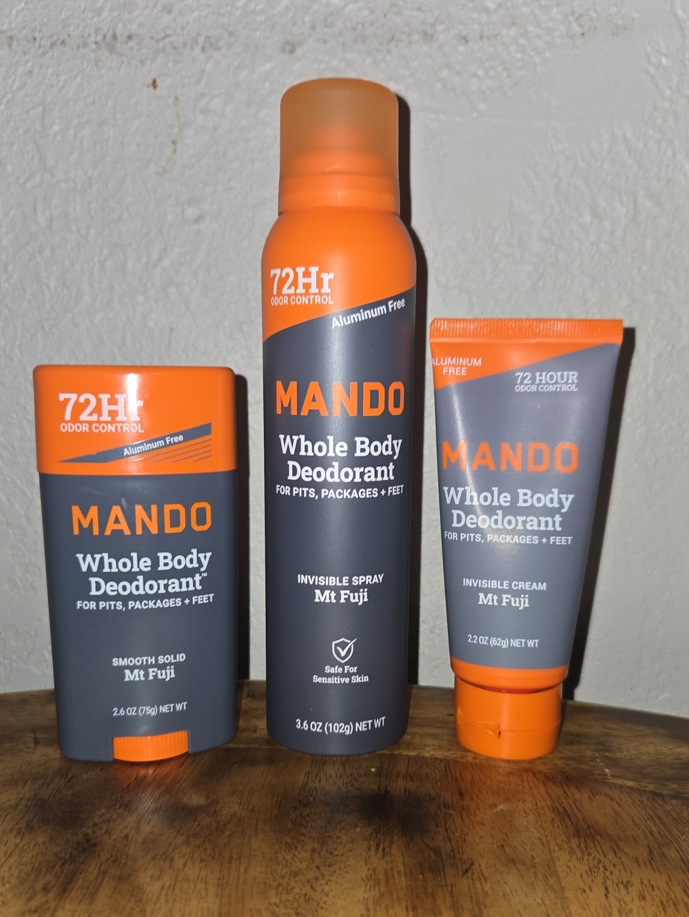 Mando Whole Body Deodorant Variety Bundle In Scent Of Mt Fuji